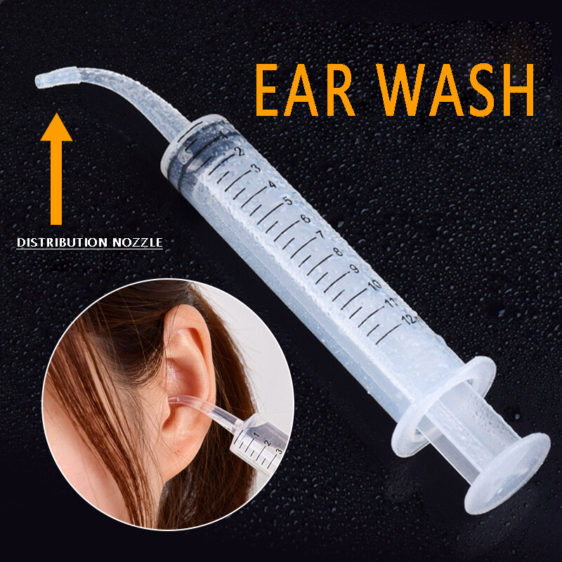 Ear Washing Device para lavar o ouvido, Canal perfurante, Absorvendo água, Flushing, Picking Tool