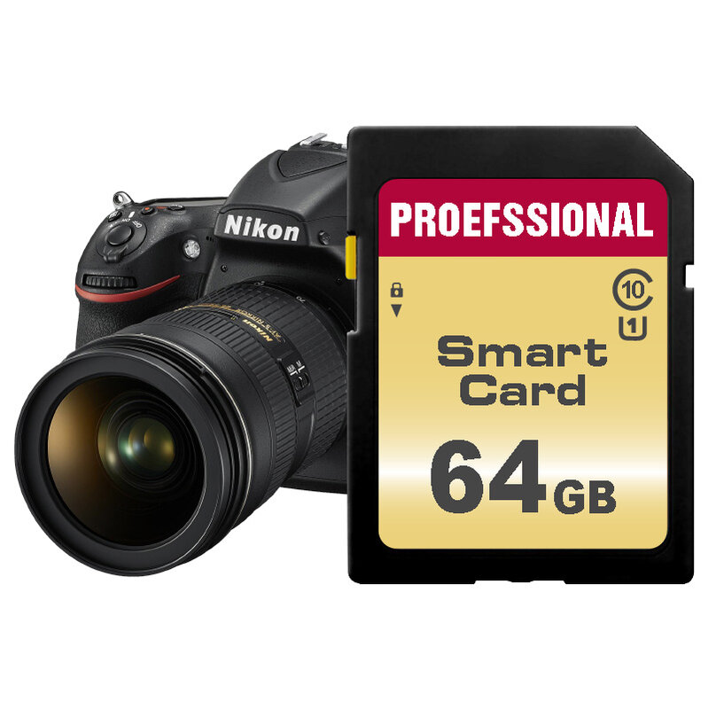 Camera SD Card 16G 32G  64G 128G 200GB 256GB Memory Card A1 Class 10 UHS Trans Flash SLR sd Card FOR CAMERA