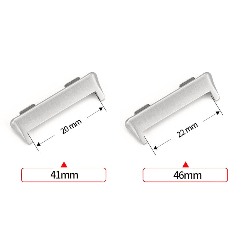 Metal Connector Adapter for OPPO Watch, Repair Tool for OPPO Watch Strap, Smart Band Accessories, 41mm, 46mm, um par