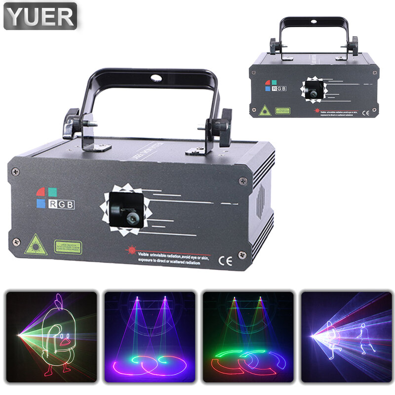 500MW RGB Dolphin Animation Pattern Beam Laser Effect Projector For DJ Disco Stage Light Bar Party Club Concert Music Restaurant