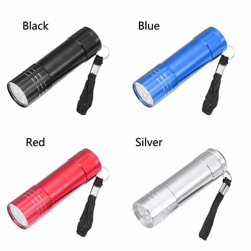 Mini secador de unhas portátil com 9 luzes LED, lanterna, lâmpada UV, Gel, secagem rápida, ferramenta de manicure
