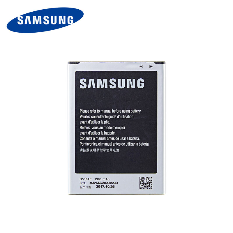 Samsung Orginal B500AE B500BE Batterij 1900 Mah Voor Samsung Galaxy S4 Mini I9192 I9195 I9190 I9198 J110 I435 I257 B500AE 3 Pin