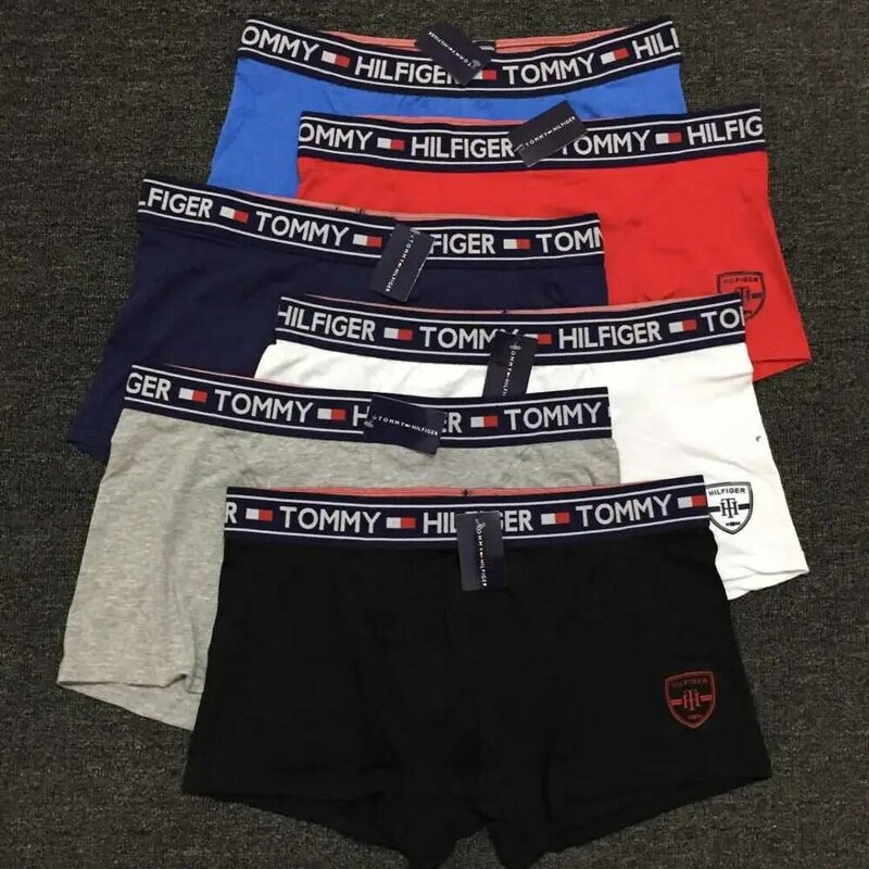 Tommy Hilfiger-mens underwear men cotton underpants male pure men panties shorts underwear boxer shorts cotton solid