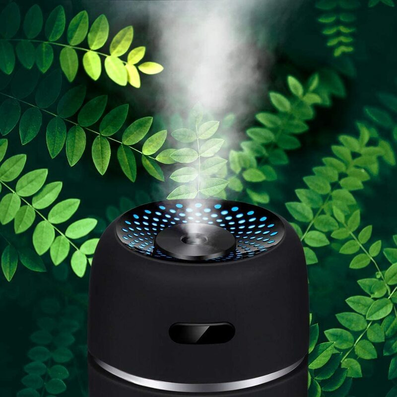 200/280/300ml Mini Luftbefeuchter USB Auto Aroma Ätherisches Öl Diffusor Hause Fogger Nebel Maker Sprayer LED Nacht Lampe Zubehör