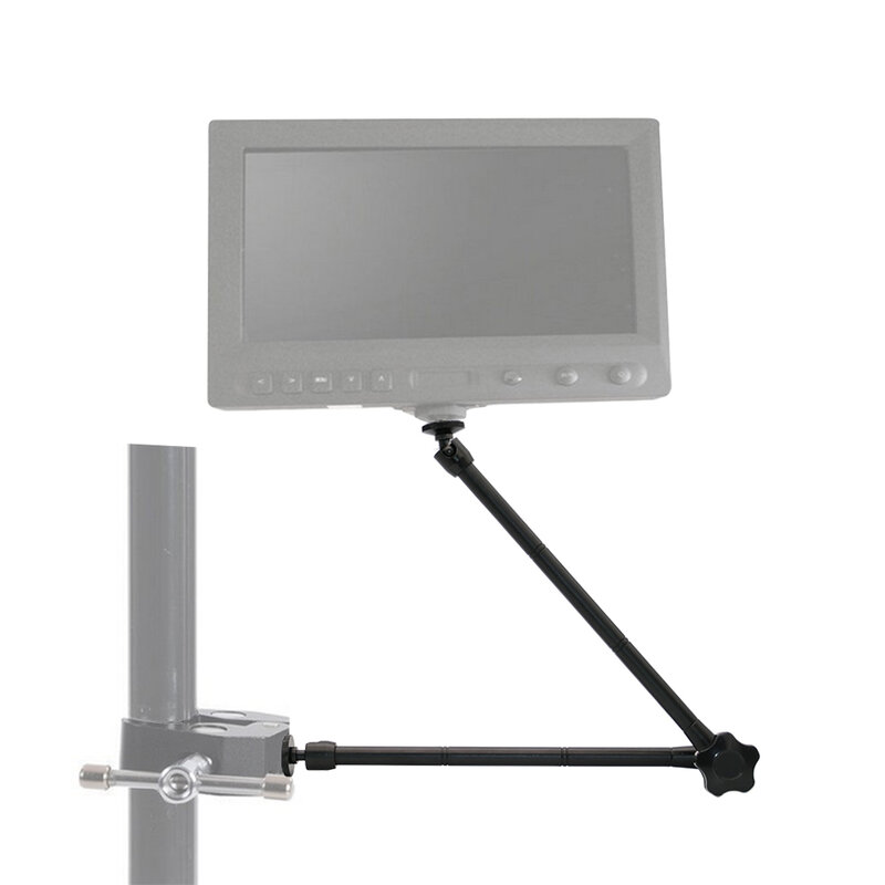 7/11/23Inch 금속 Articulating 매직 암 슈퍼 크랩 클램프 플래시 LCD 모니터 LED 비디오 라이트 SLR DSLR 카메라