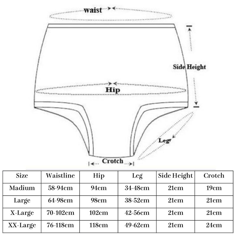 2 Packs Erwachsene Baby Wasserdichte Hose-ABDL PVC Windel Inkontinenz Pull-auf TPU Kunststoff Hosen