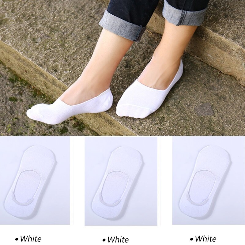 Носки-невидимки женские короткие 6 шт./3 пары, тапочки, тапочки, невидимые носки для девушек