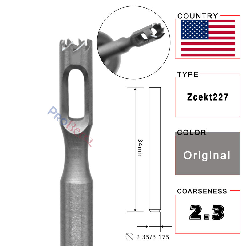 NAILTOOLS Hollow stainless steel remove Corn Drill Bit 3/32" Rotary Burr Bits For cutter Pedicure Drill Accessories Tools