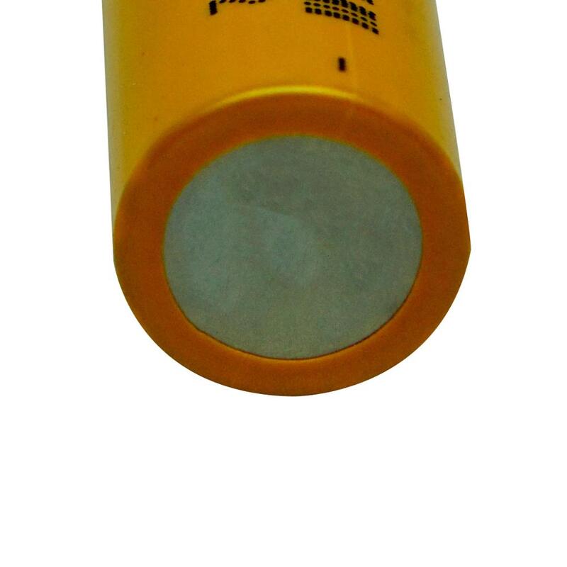 Baterias recarregáveis do lítio de inr delangneng da bateria da parte superior lisa do li-íon de 1 pces 3c 18650 2600mah 3.7 v