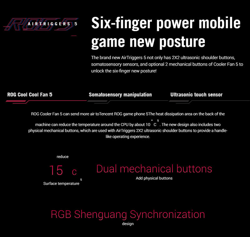 ASUS ROG 5S 5G Gaming Smartphone Global ROM Snapdragon888 Plus Android 11 rog 5 s Mobile phone 6000Mah Battery 65W Fast charger