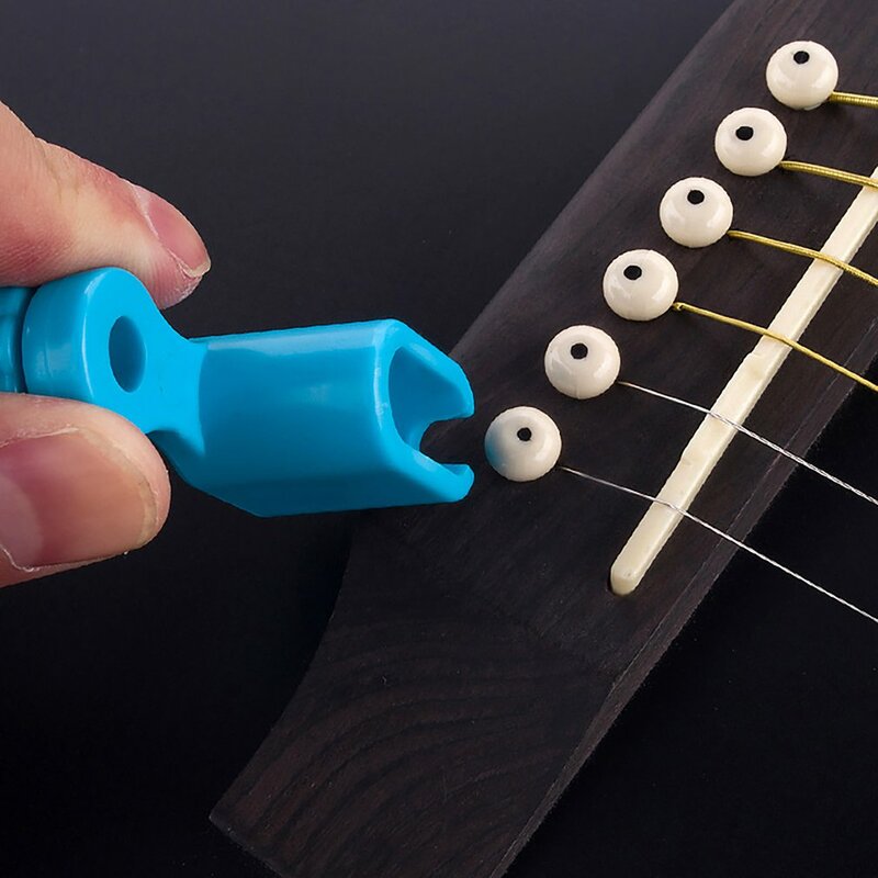 Gitarre String Wickler Ersatz Werkzeug Brücke Pin Remover Grover für Akustische Elektrische Gitarre Bass Ukulele Zubehör Cn (herkunft)