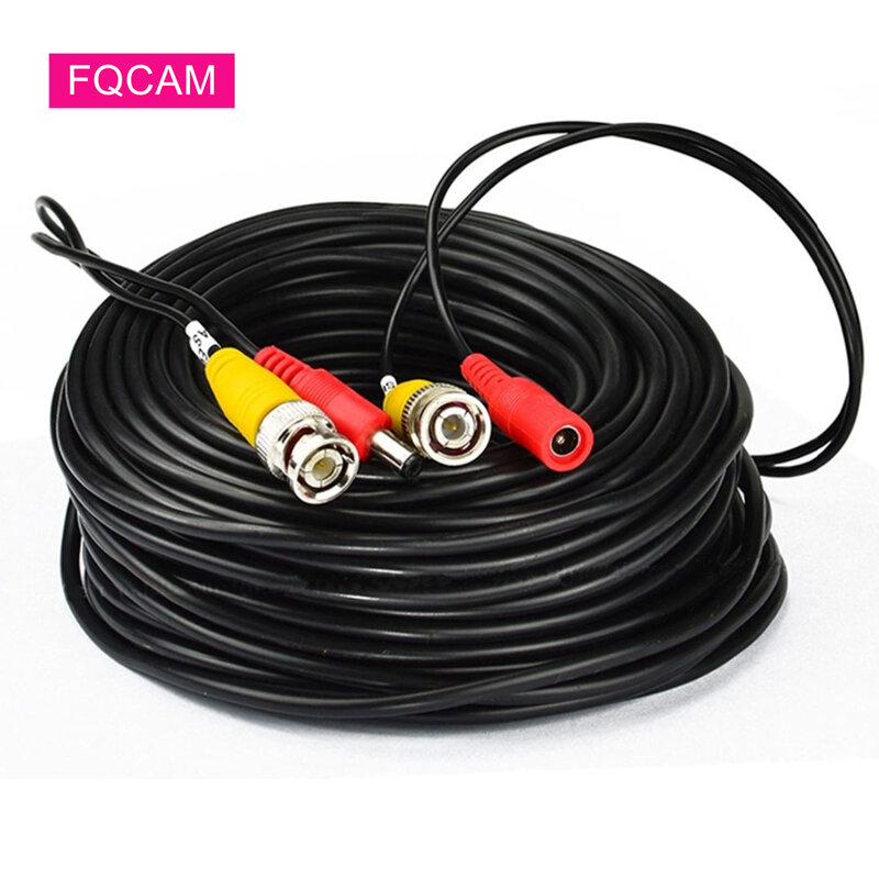 Cable de salida para cámara AHD BNC + DC 2 en 1, 5M/10M/20M/30M, Cables de señal de cámara CCTV analógicos, CC de energía para cámaras AHD TVI CVI CVBS