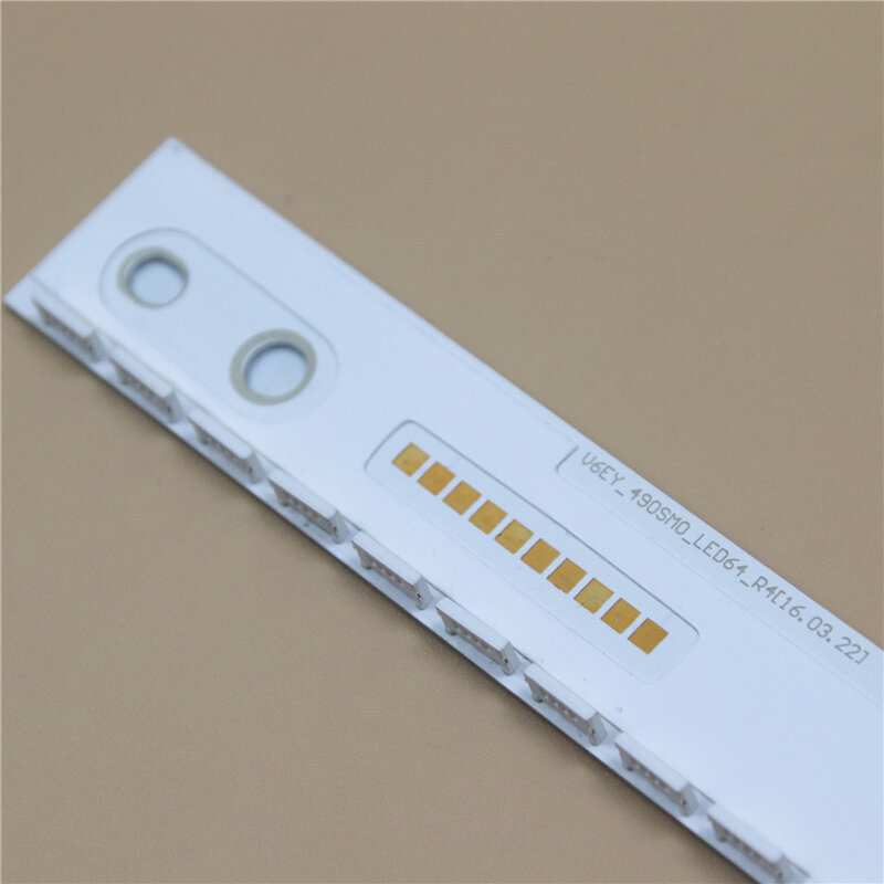 Barras de matriz LED para Samsung UE49M6500, UE49M6399, tiras de retroiluminación, lámparas de matriz, bandas de lentes LM41-00300A