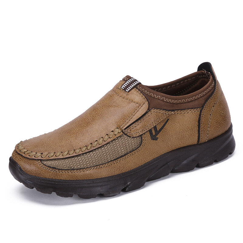 Zapatos informales de marca de lujo para hombre, Zapatillas ligeras y transpirables para caminar, calzado de malla a la moda, talla grande 38-48
