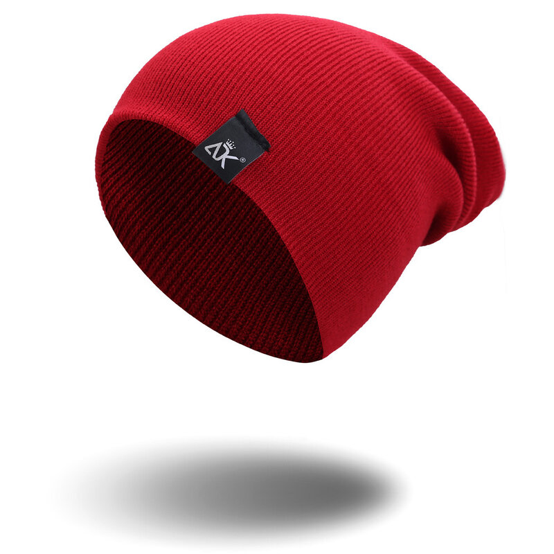 Шапки вязаные бирки шапка женские шапки для зимы дышащие мужские Gorras простые головные уборы теплые однотонные повседневные