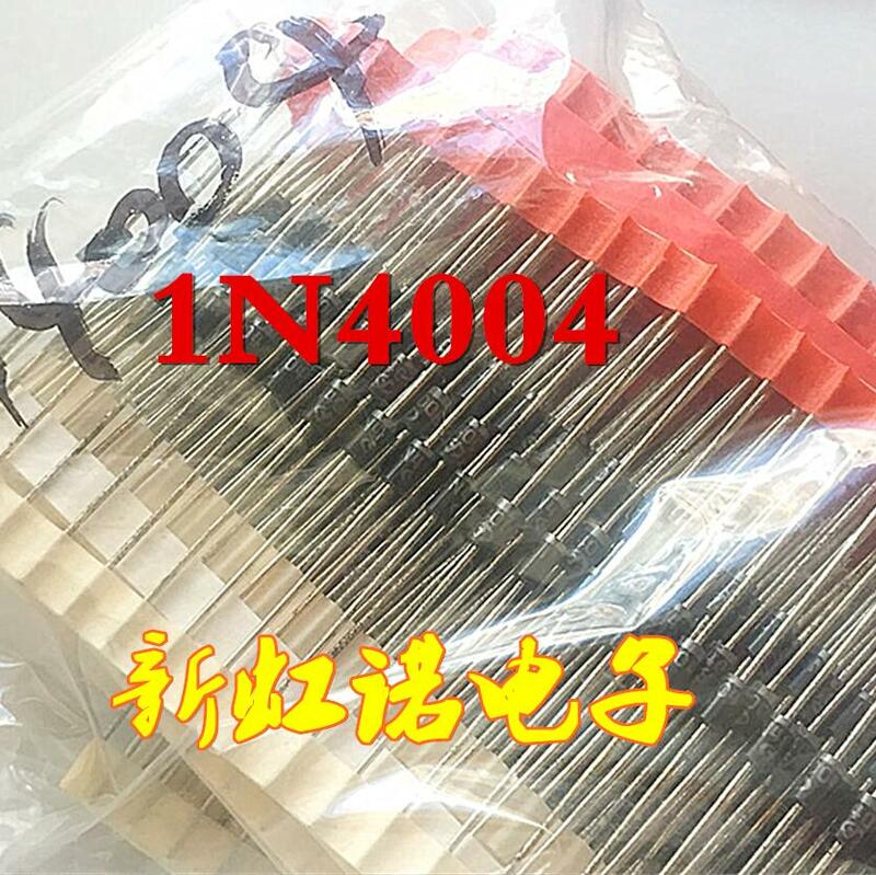 5Pcs/Lot New Original 1 A / 400 V 1n4004 IN4004 Rectifier Diode Integrated circuit Triode In Stock