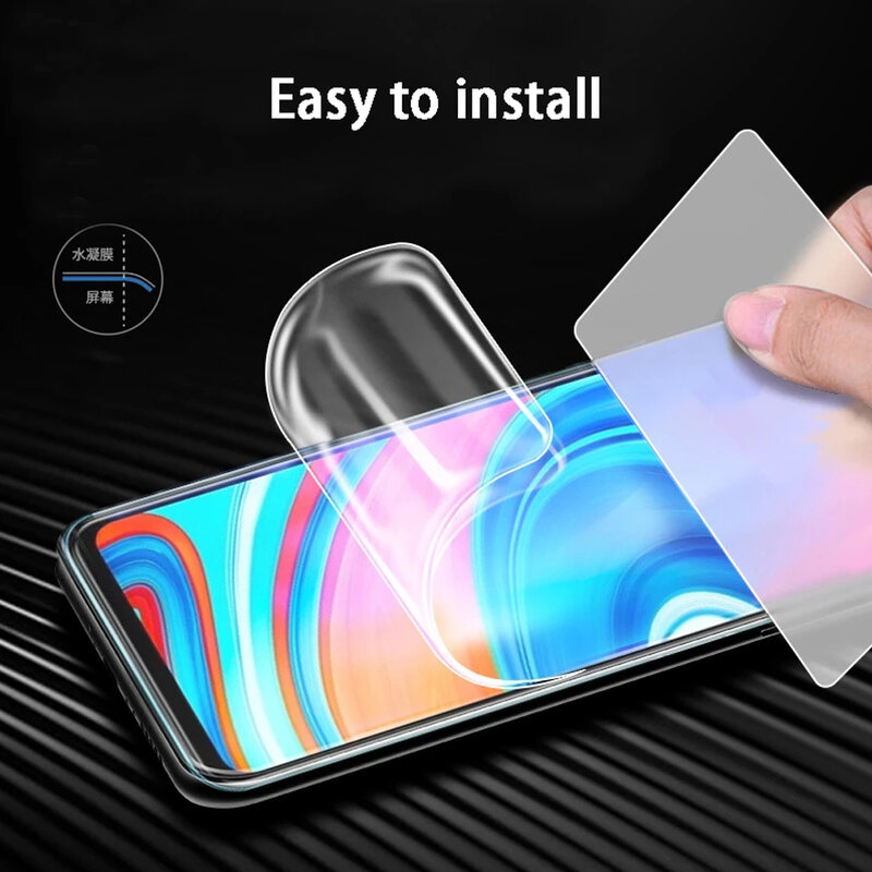 9d capa completa película protetora para huawei p smart plus 2018 z s pro 2019 2020 2021 hidrogel filme protetor de tela do telefone não vidro