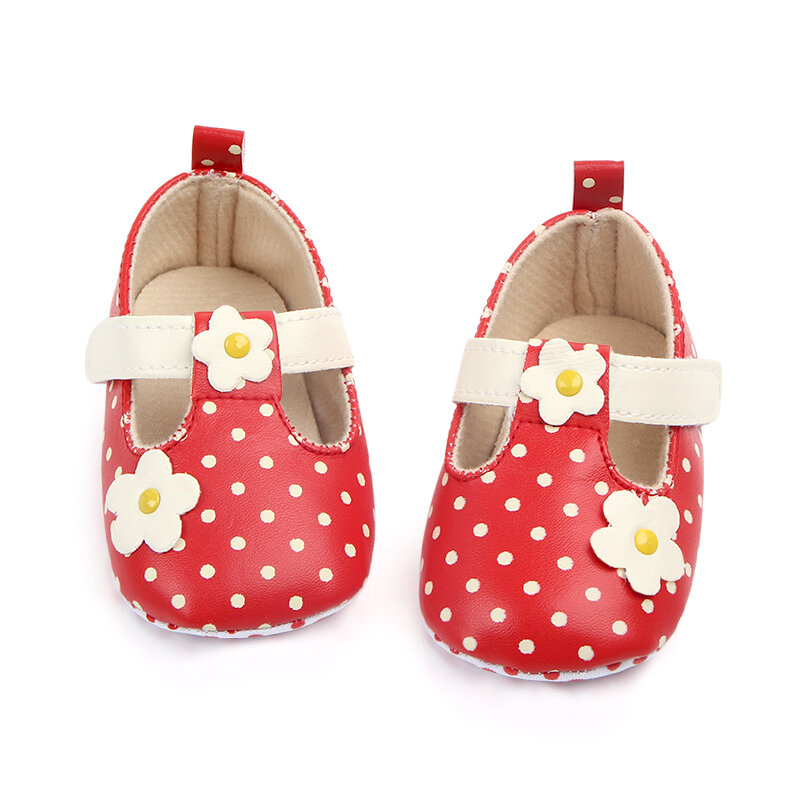 女の赤ちゃんのための水玉模様の靴,ソフトソールのカジュアルシューズ,新しいコレクション2020