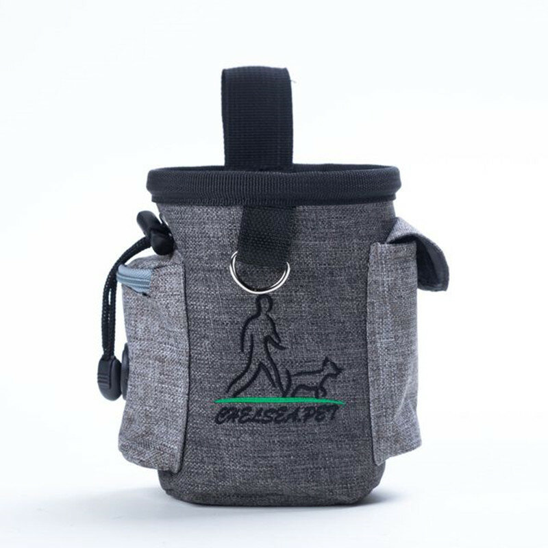 Тренировочная поясная сумка для домашних животных с ремнем, Портативная сумка для тренировок на открытом воздухе, сумка для закусок для соб...