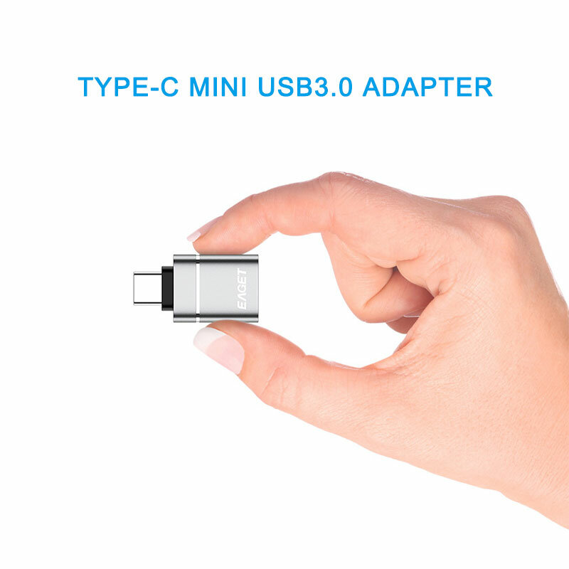 EAGET USB C 어댑터 유형 C-USB 3.0 어댑터 Thunderbolt 3 Type-C 어댑터 Macbook pro Air 용 OTG 케이블 Samsung S10 S9 USB OTG