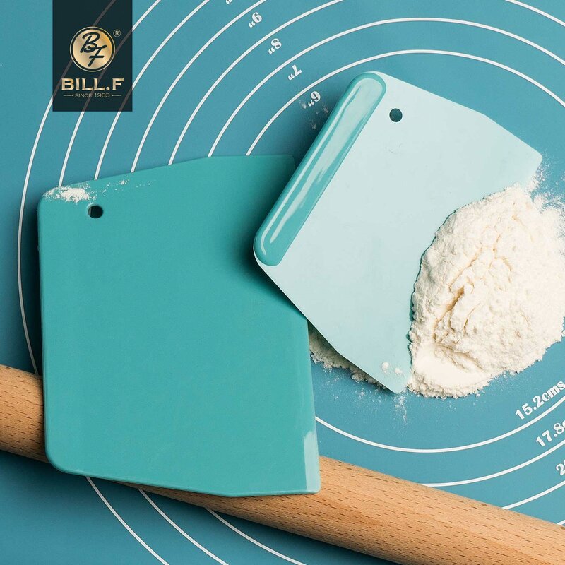 2 Buah Plastik Krim Kue Spatula Adonan Mentega Adonan Pengikis Alat Memanggang untuk Rumah Alat Pemotong Kue Gadget Dapur