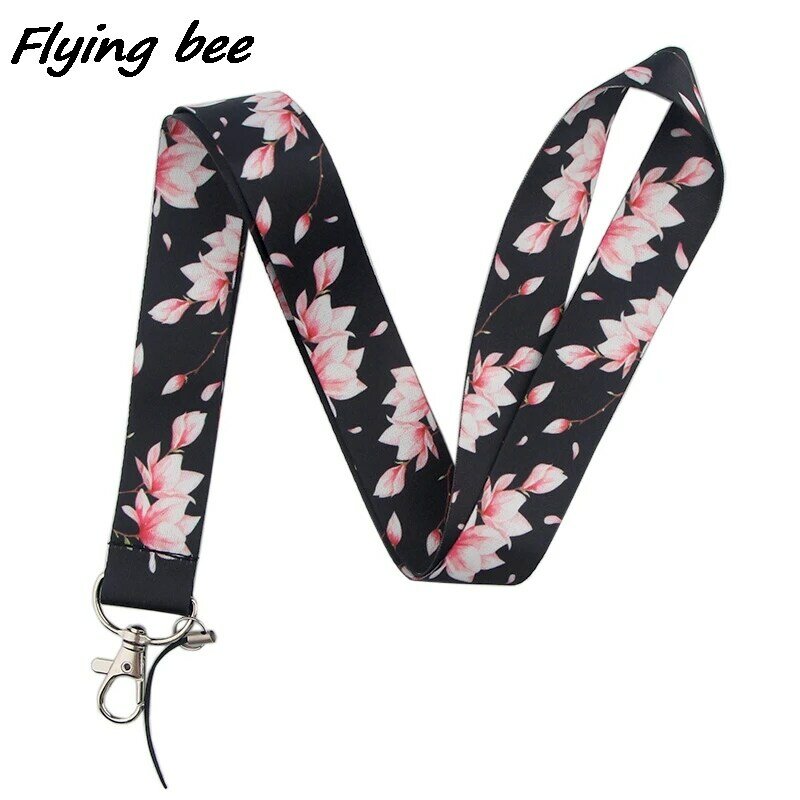 Flyingbee-carteira para cartão de crédito flor, capa antiderrapante para guardar cartão de crédito e ônibus, fashion