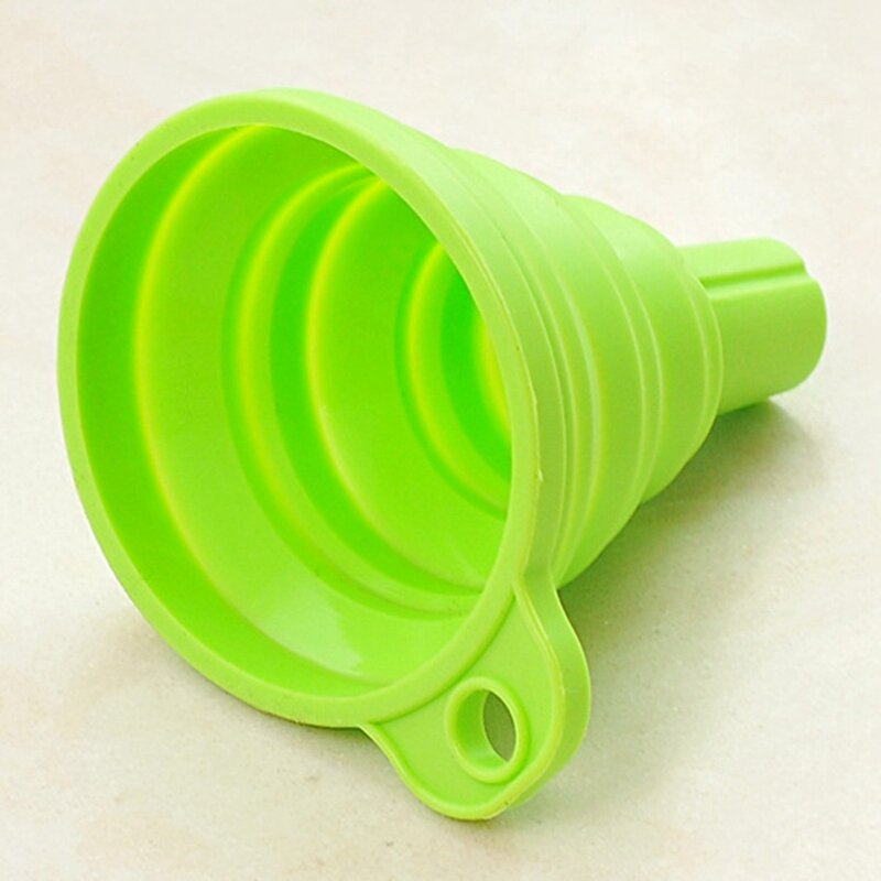 Foldable Funnel Silicone Collapsible Portable Funnels for Fuel Hopper Beer Oil Kitchen Accessories Tools Free Shipping Items
