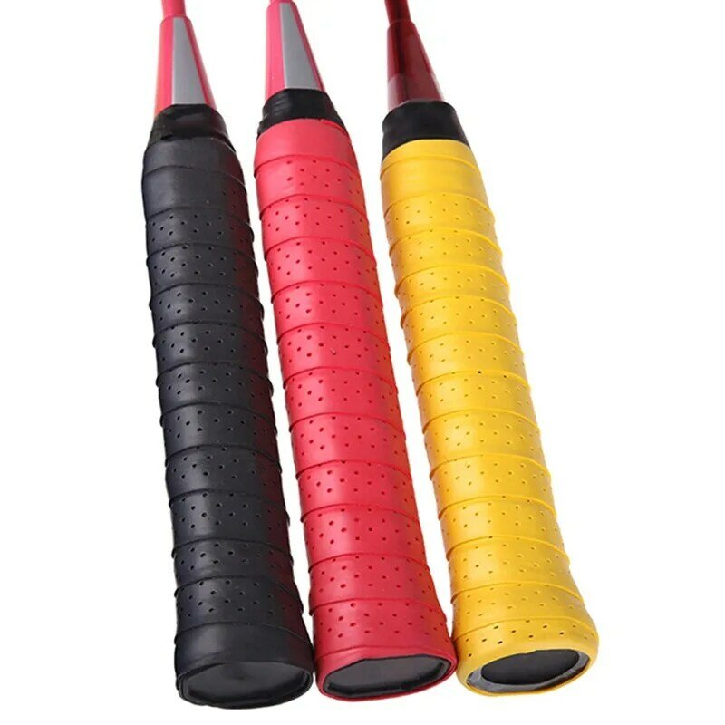 Bastão absorvente de tecido para raquete, 60 peças, durável, antiderrapante, para badminton, cabo de mão em gel, fita antiderrapante