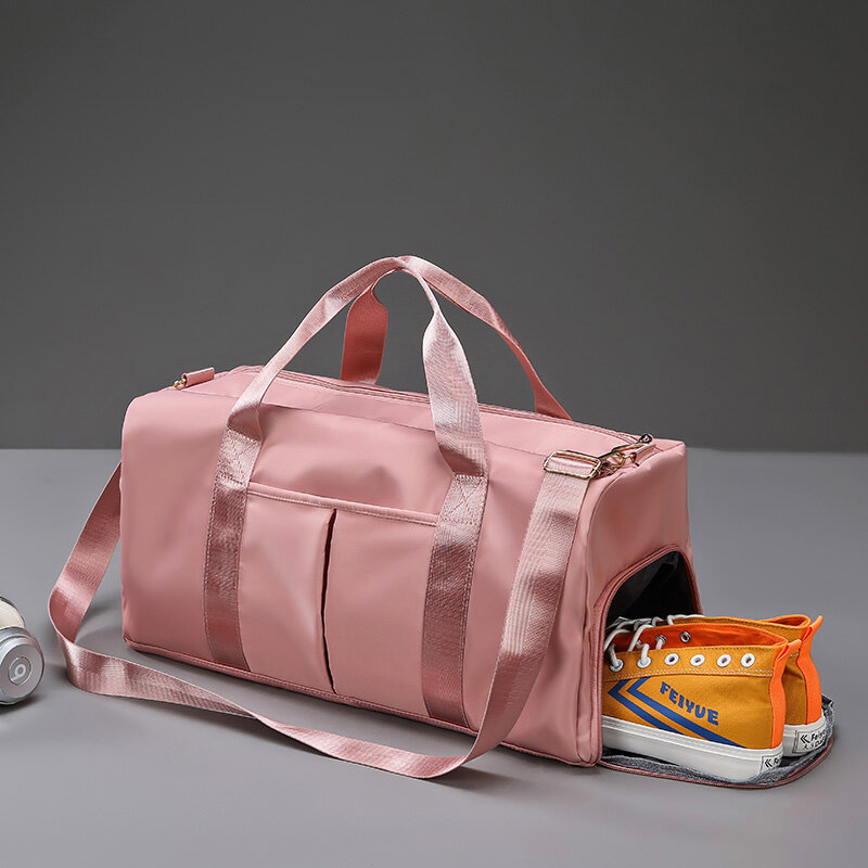 Gym Bag Men Women Training Fitness Swim Travel Luggage Handbag Yoga Shoulder Pack Shoes Storage Waterproof Dry Wet Separation