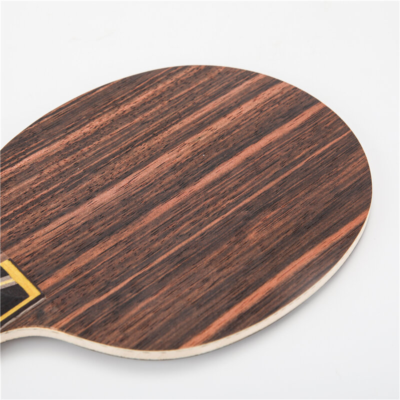 Fixor raquete de ping-pong dourada e preta, raio de ébano, carbono zlc, alc interno, raquete de ping-pong embutida, de alta elasticidade