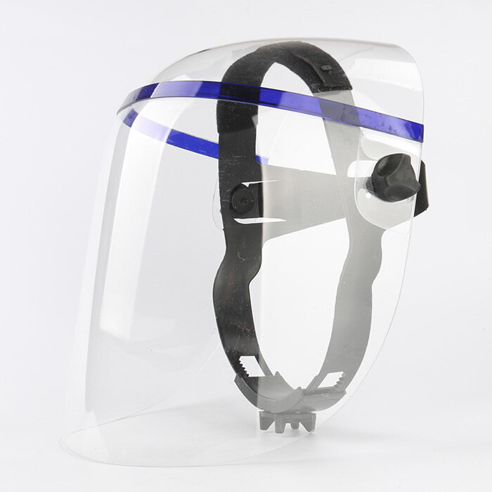 Anti-UV Anti-shock Safety Masks Transparent Anti-shock Welding Helmet Face Shield Solder Mask Plexiglass Face Eye Protect Shield