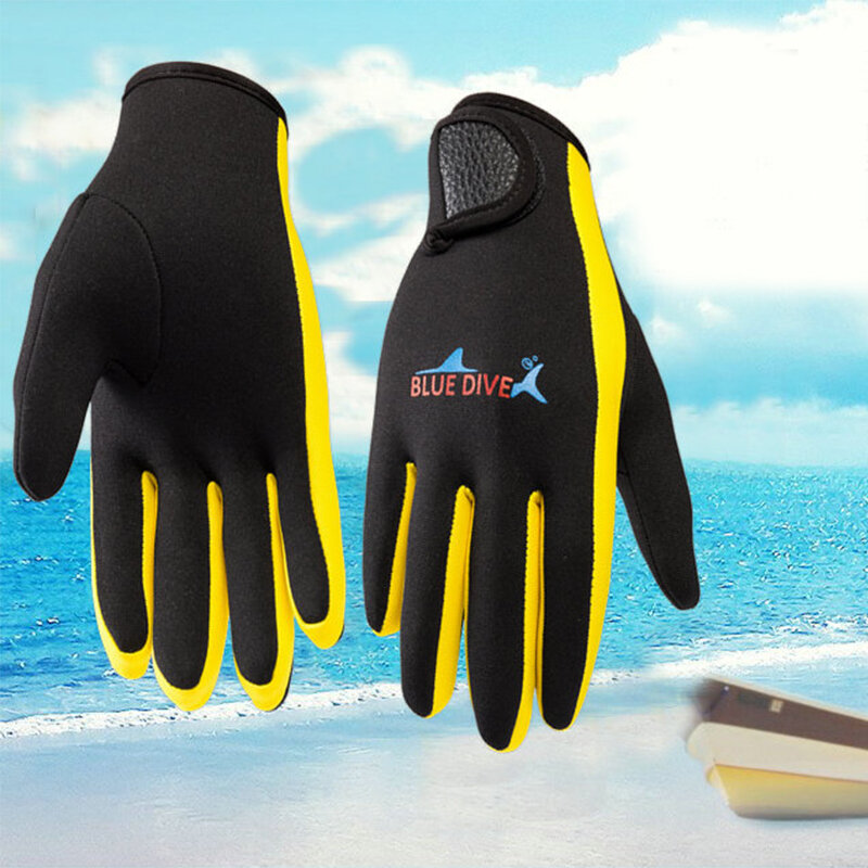 Luvas de mergulho neoprene, Luvas quentes de surf, Snorkeling, Surf e Surf, Nova moda, 1.5mm, Surf e Surf