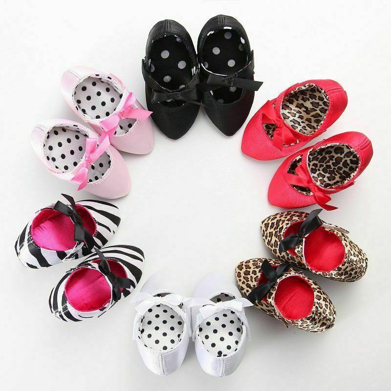 0-12M Infant Newborn Baby Girl High Heels Shoes Princess Bow First Birthday Party Shoes Photo Props Shoes
