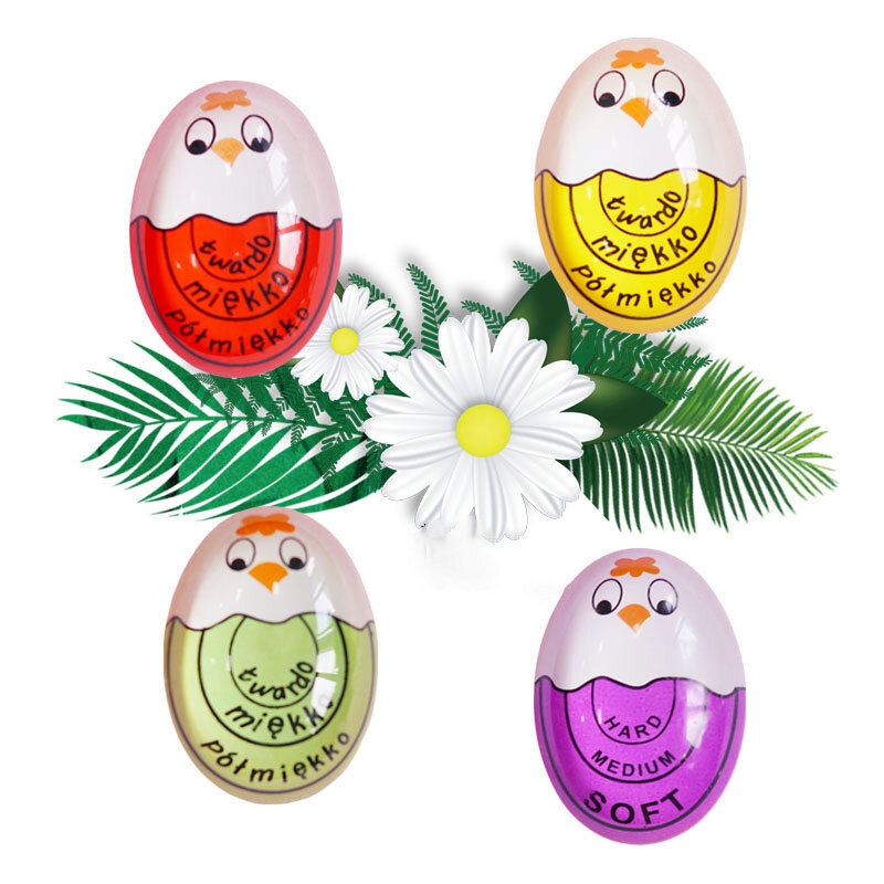 창의적인 주방 타이밍 공예품 만화 색상 변경 온천 계란 사탕 심장 데친 심장 계란 삶은 계란 타이머