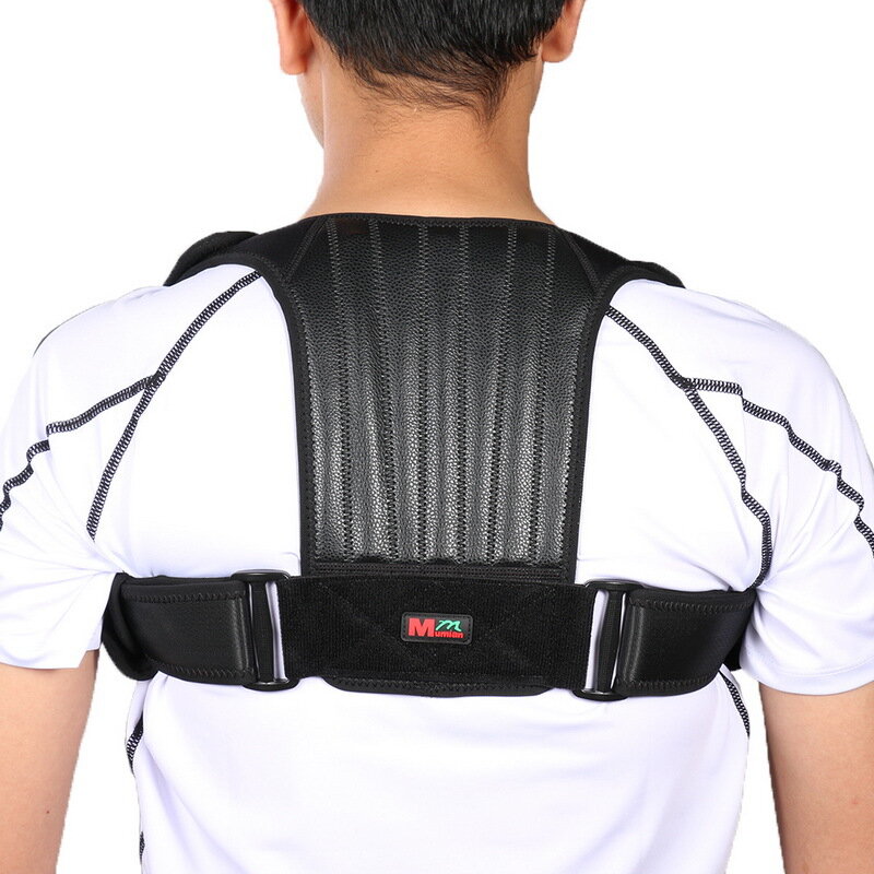 Mumian-Cinturón de postura para adultos y niños, banda ortopédica de postura ligera, G05, color negro