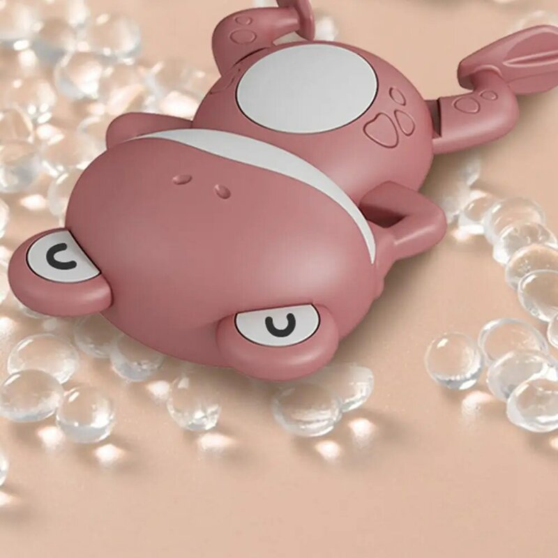 개구리 아기 목욕 장난감 감기 동물 장난감 물 재미 욕조 장난감 어린이 수영장 로프 물 놀이 로프 동물