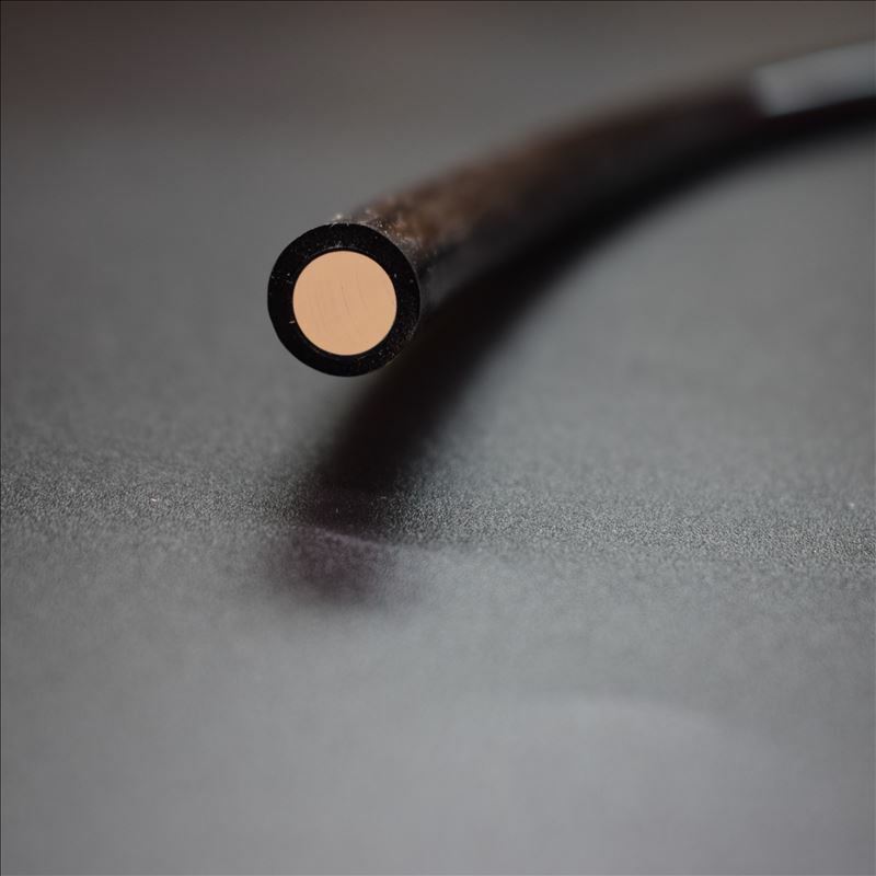 1 ~ 100mX coperchio nero PMMA End Glow cavo in fibra ottica di plastica diametro interno 1mm ~ 10mm per illuminazione decorativa spedizione gratuita