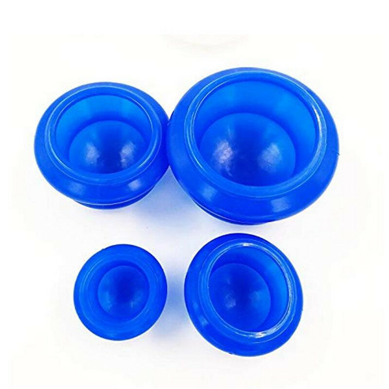 4 Size Silicone Cupping Anti Cellulite Vacuum Suction Cups Massage Facial Body Back Therapy Massages Health Care Tool 20#71