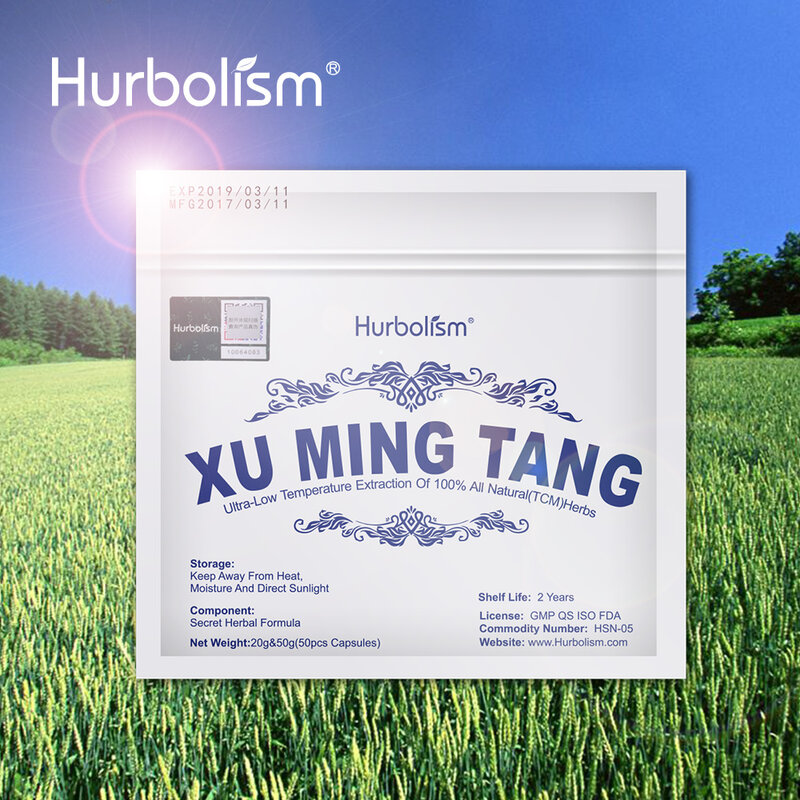 Hurbolism Nuova formula di Erbe Naturale Xu Ming Tang per Prolungare La Vita, rafforzare Varie Funzioni Del Corpo e Rafforzare L'immunità 50g