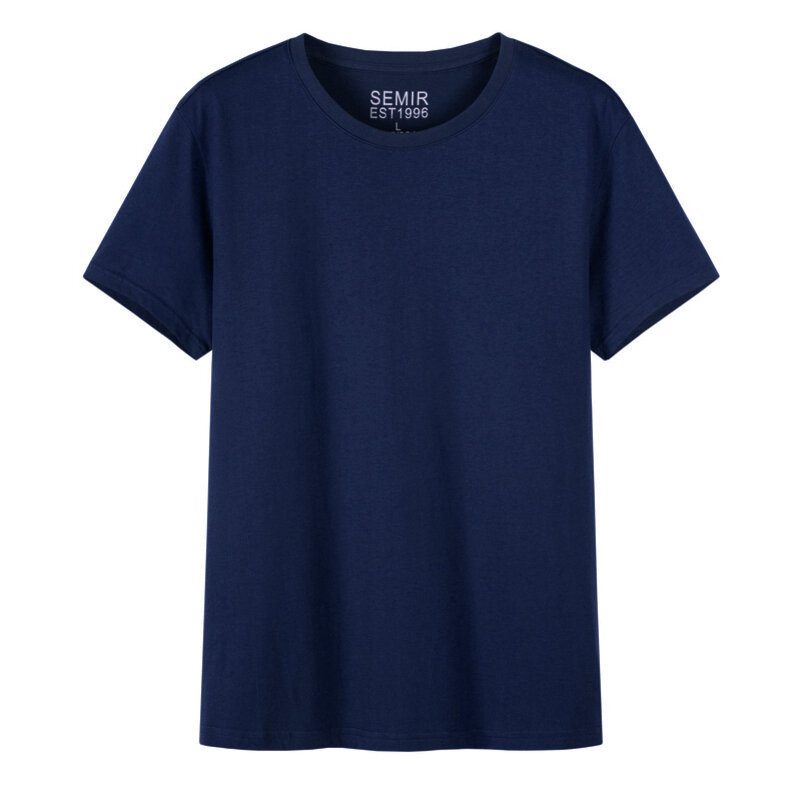 SEMIR T Shirt Männer Mode Lässig Baumwolle T-shirts Männer Weiß T Shirts Kurzarm Streetwear Sommer Tops Für Männliche