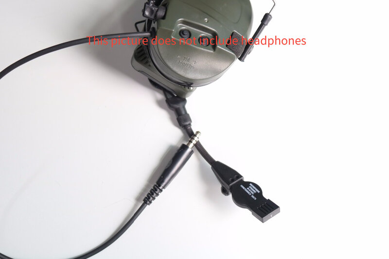Mikrofon M87 nadaje się do zestawu słuchawkowego COMTAC I /TCI LIBERATOR I tactical shooting