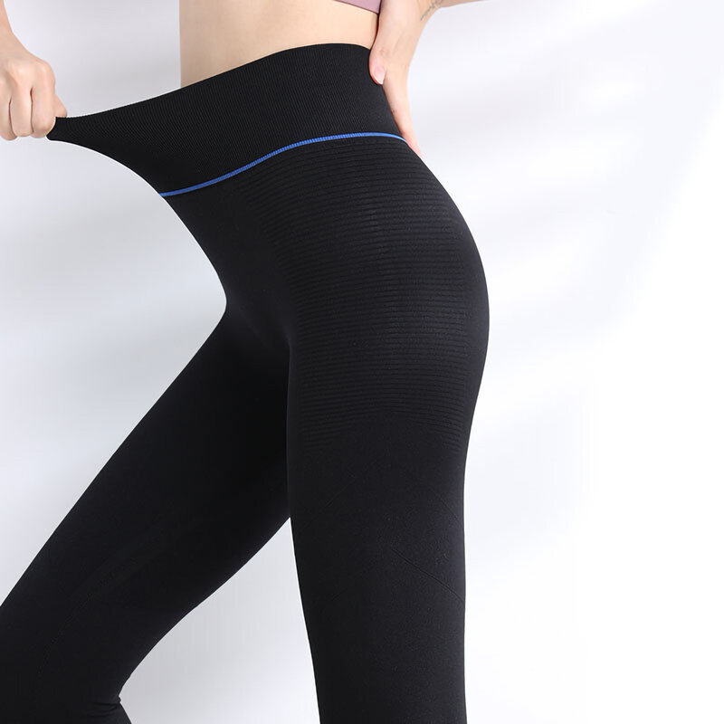 Damskie kształtowanie talii i nóg magnetyczne spalanie tłuszczu ćwiczenia jogi ciepłe spodnie legginsy