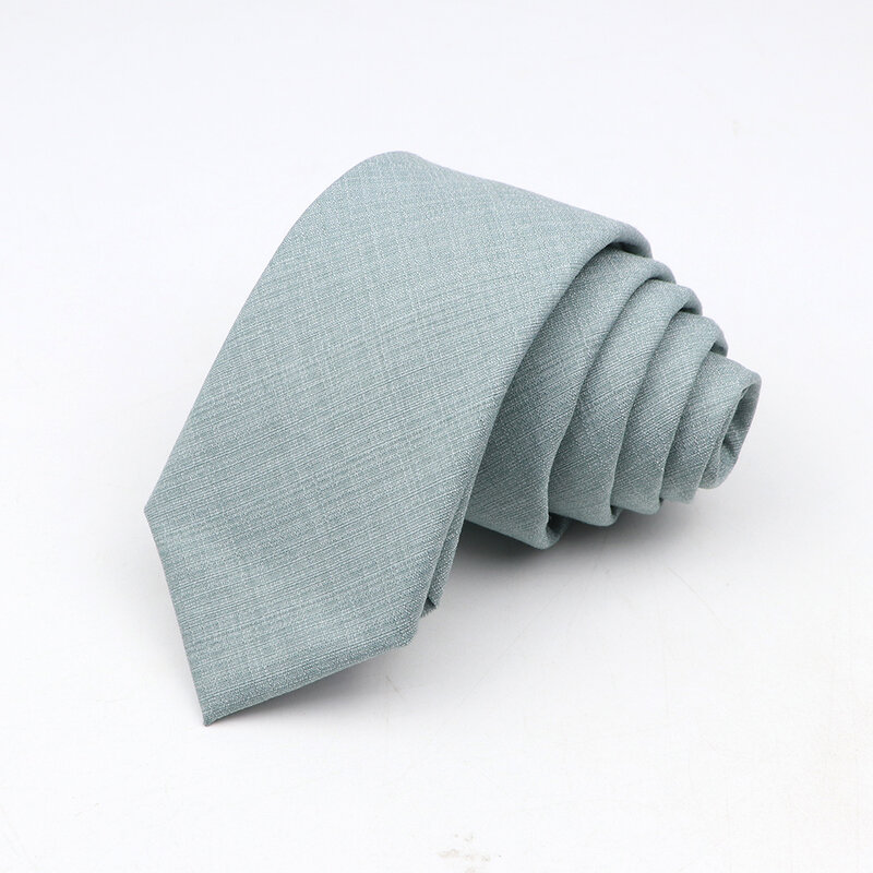 Dasi Mode Klasik Pria Slik Poliester Warna Solid Dasi untuk Bisnis Pesta Pernikahan Setelan Kemeja Skinny Leher Ikatan Aksesori