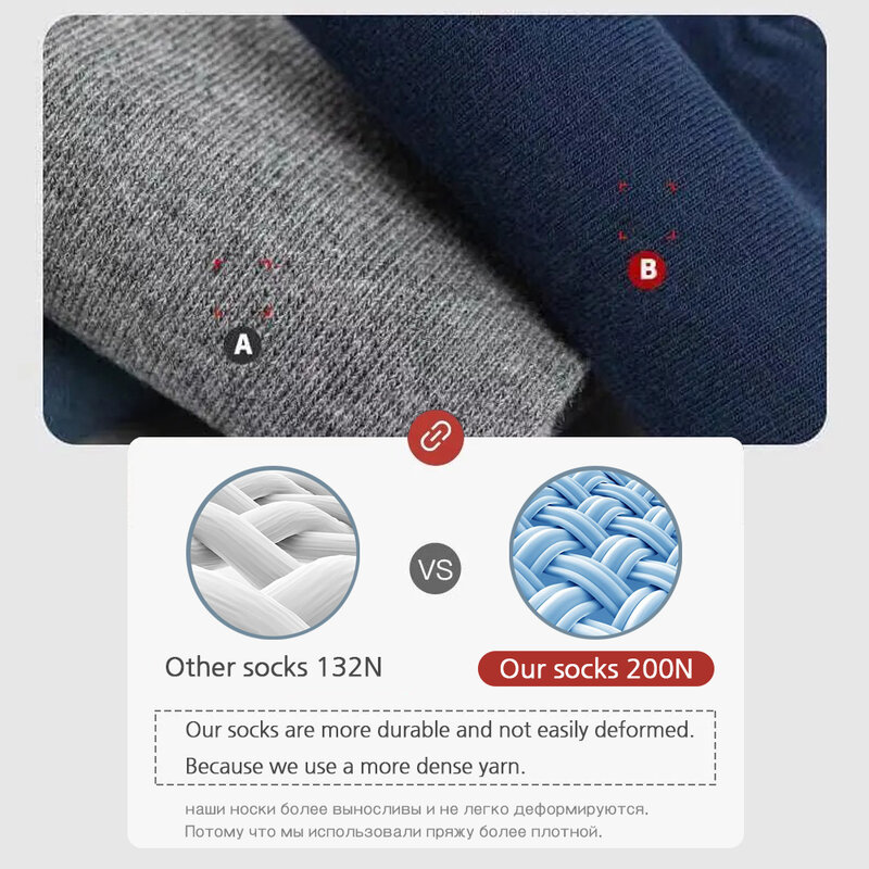 HSS-Chaussettes 100% Coton pour Homme, Décontractées, Noires, Douces, Respirantes, sulf, Été, Hiver, Grande Taille (7-14)