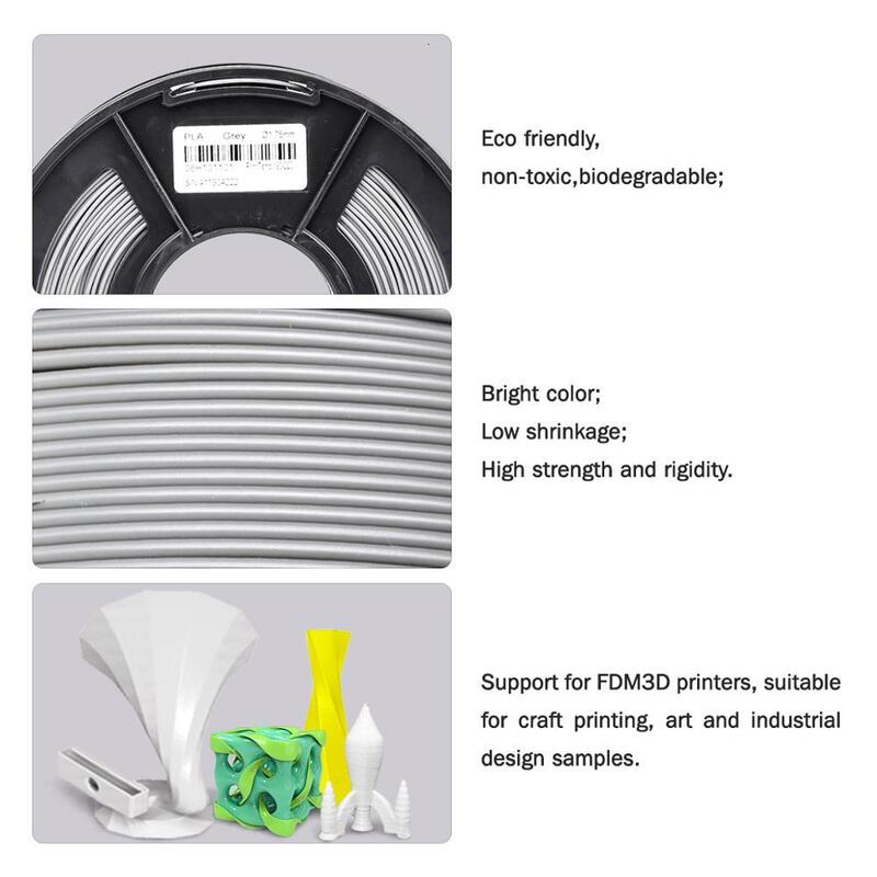 SUNLU-3D Printer Filament, PLA Printing Materials para Impressora 3D, 2kg, 1,75mm