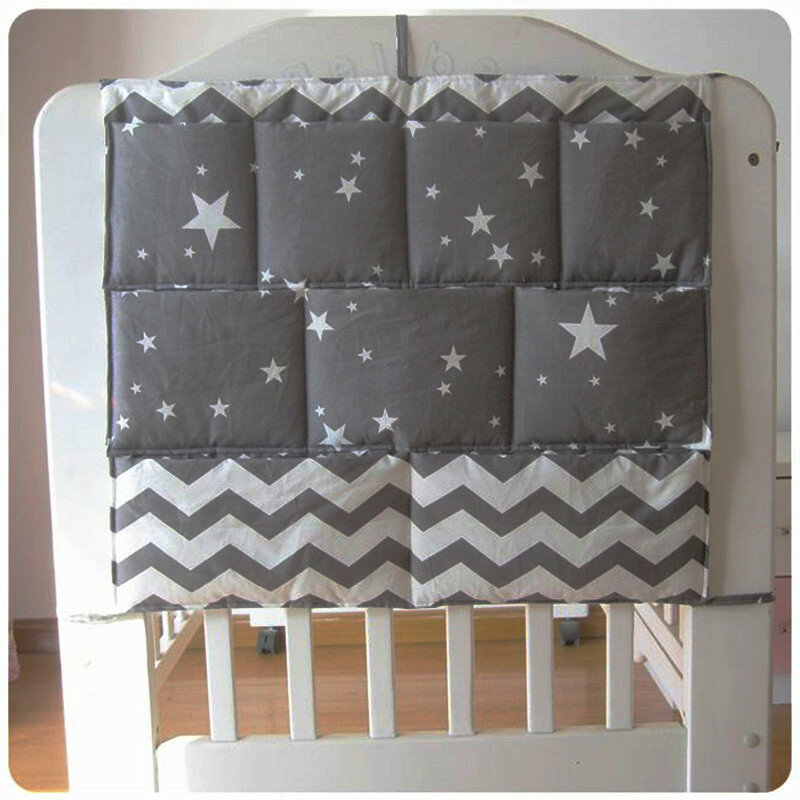 Cartoon pokoje przedszkole wisząca torba do przechowywania łóżeczko dla dziecka łóżeczko łóżeczko organizator zabawka pieluchy kieszeń dla noworodka pościel do łóżeczka zestaw 50*60 cm
