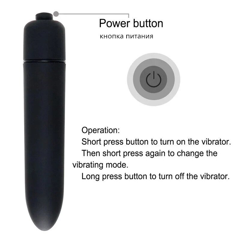 10-скоростной мини-вибратор-Пуля для женщин, фаллоимитатор для стимуляции клитора, устройство для запуска яйца, точка G, вагинальный вибратор для женщин