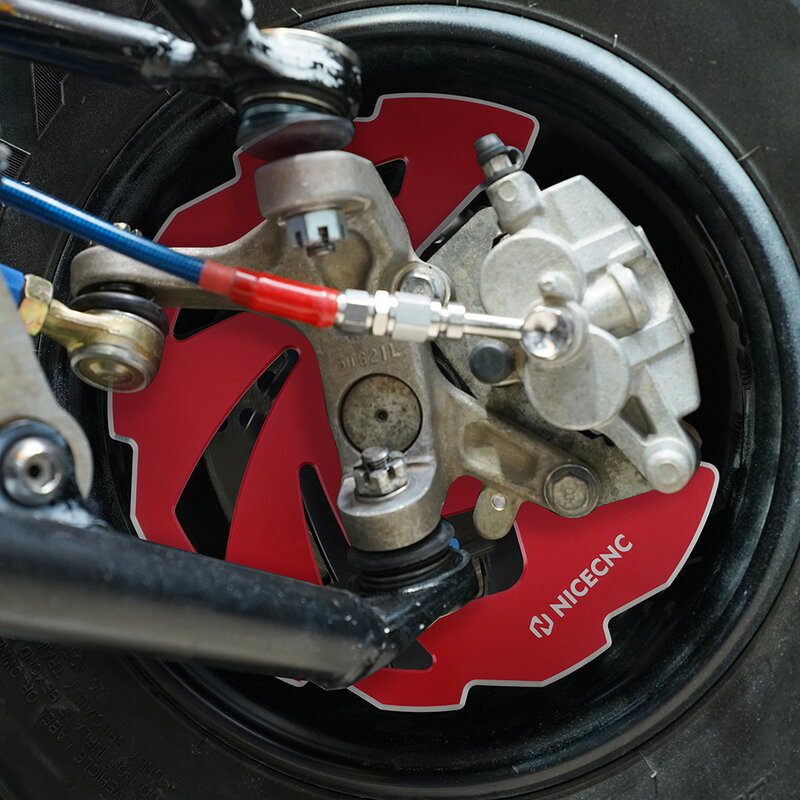 Передний тормозной диск ротора NICECNC ATV, Защитная крышка для Yamaha Raptor 700 07-2008 2013 2017-2018 RAPTOR 700R 2016 YFZ450, аксессуары