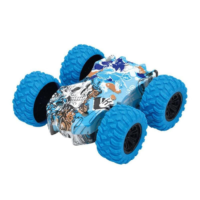 Napęd na 4 koła samochód kaskaderski zabawki tarcie pełzające pojazdy bezwładność-podwójny kaskader Graffiti samochód Model drogi samochód zabawki dla dzieci