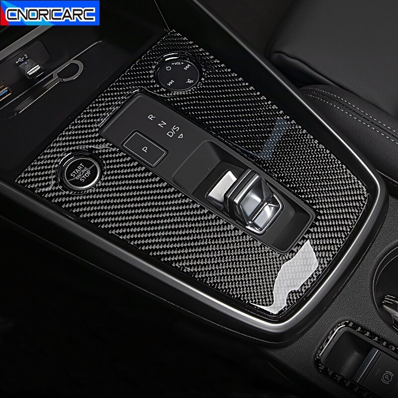 Carbon Fiber Center Konsole Getriebe Shift Panel Dekoration Abdeckung Trim Für Audi A3 8Y 2021 LHD Innen Zubehör Auto Styling